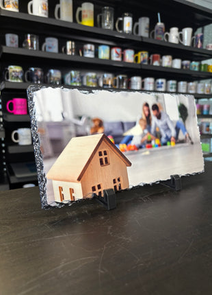 Leisteen Rechthoek 14x29cm voor sublimatie