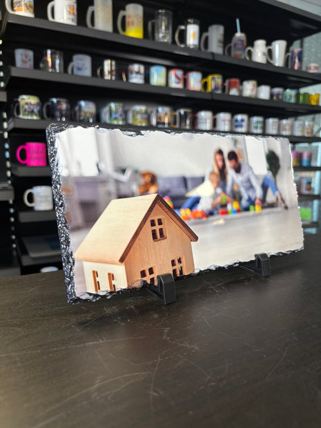 Leisteen Rechthoek 14x29cm voor sublimatie