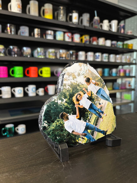 Slate Heart 14x14cm for sublimation 