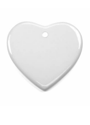 Keramische hanger hart 7,5 × 7 cm