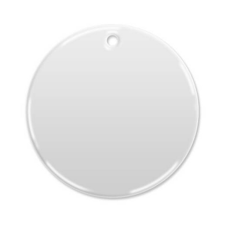 Keramische hanger rond 7 cm