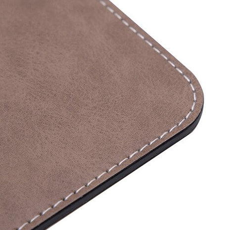 leren placemat 23x19 cm grijs voor sublimatie