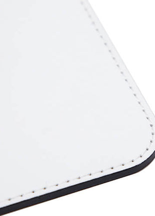 leren placemat 23x19 cm wit voor sublimatie