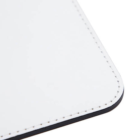 leren placemat 23x19 cm wit voor sublimatie