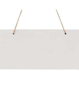 mdf deurhanger rozet voor sublimatie wit