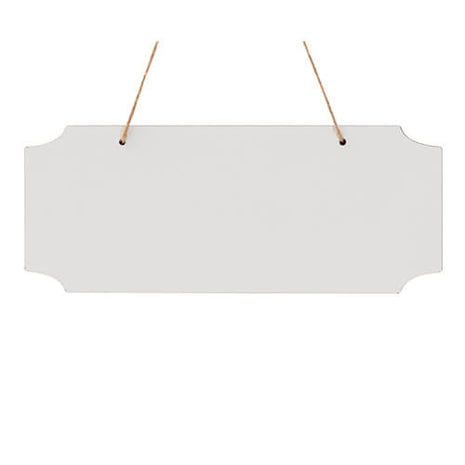 mdf deurhanger rozet voor sublimatie wit