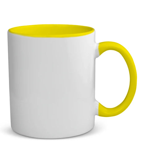 330ml (11oz) Duo Color Mok geel voor sublimatie