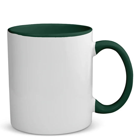 330ml (11oz) Duo Color Mok donker groen voor sublimatie