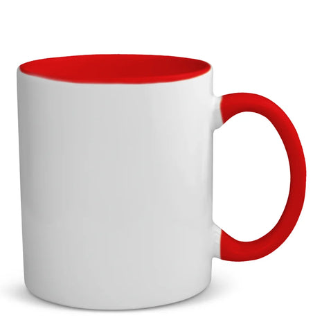 330ml (11oz) Duo Color Mok rood voor sublimatie
