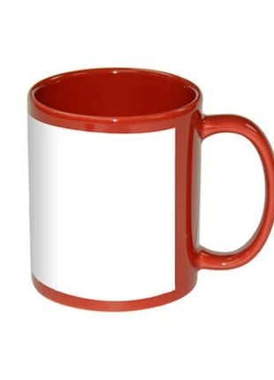 mok rood met frame