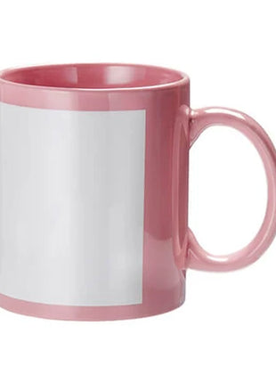 mok roze met frame