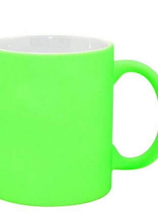 330ml (11oz) Mug Fluo Matte Yellow for sublimation 