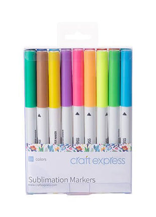 Craft Express 18 sublimatiemarkers voor sublimatie - afbeelding 1