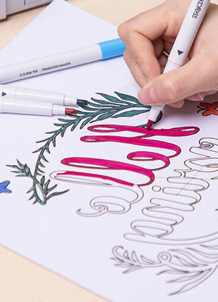 Craft Express 18 sublimatiemarkers voor sublimatie - afbeelding 5