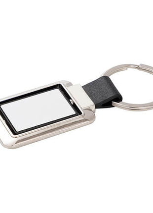 Roterende Metalen Sleutelhanger aan Zwarte Band voor Sublimatie – Inclusief Luxe Doosje - afbeelding 4