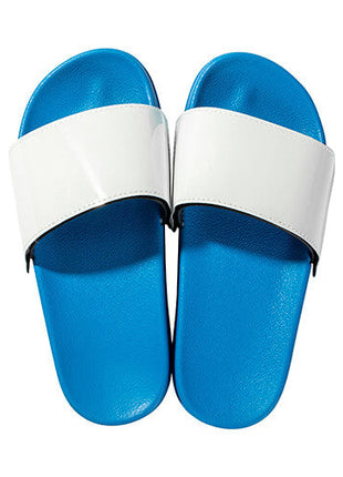 Badslippers blauw voor sublimatie - afbeelding 1