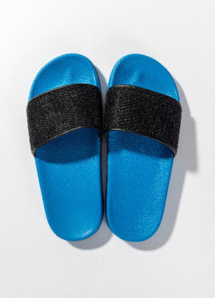 Badslippers blauw voor sublimatie - afbeelding 2