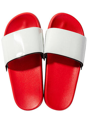 Badslippers rood voor sublimatie - afbeelding 1