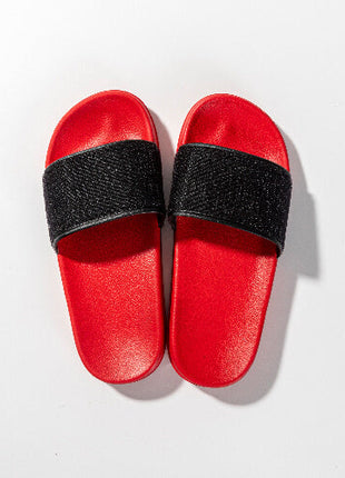 Badslippers rood voor sublimatie - afbeelding 2