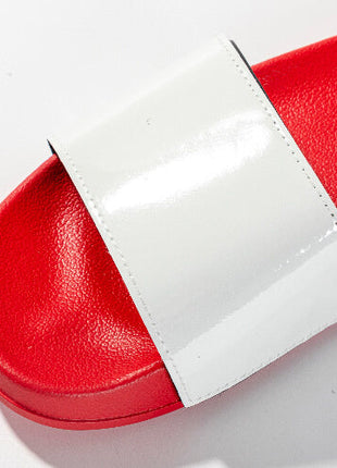 Badslippers rood voor sublimatie - afbeelding 5