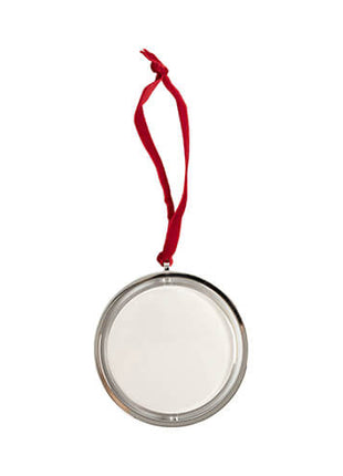 Roterend Kerstboomornament voor Sublimatie – Zilver