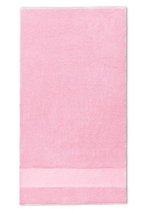 Gastendoek met brede band 7cm roze