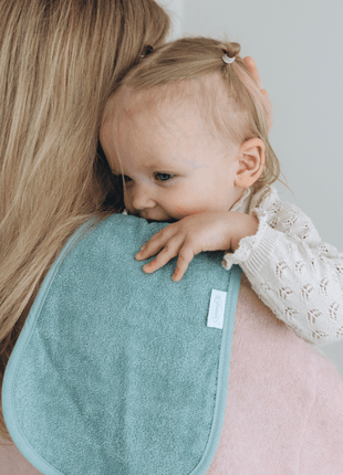 Schouder- Spuugdoek Uni Line, Lake green