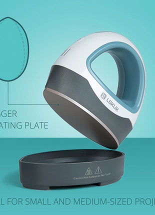 LOKLiK • Mini Heat Press Denim Blauw