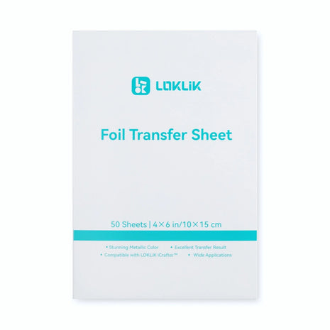 LOKLiK • Transferfolie 10x15cm Zilver 50x