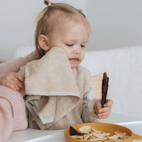 Spuugdoek Uni Line, Cream