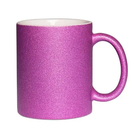 330 ml(11oz) Glitter Mok Paars voor sublimatie