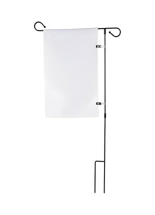 tuinvlag 28x46 cm voor sublimatie wit polyester