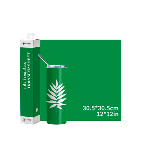 sublimatie transferfolie groen 30x30 craft express