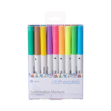 sublimatiemarkers 18 kleuren craft express