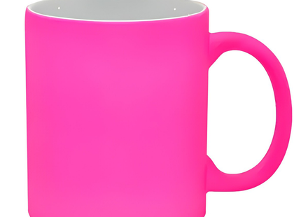 330 ml (11 oz) Tasse Fluo Matte Pink zur Sublimation 