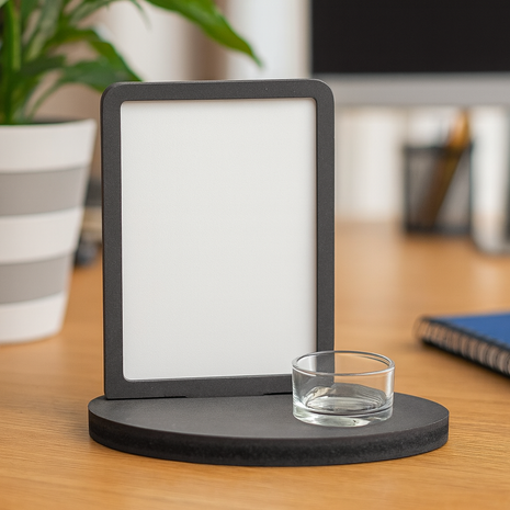 theelichthouder sublimatie rechthoek mdf gepersonaliseerd cadeau