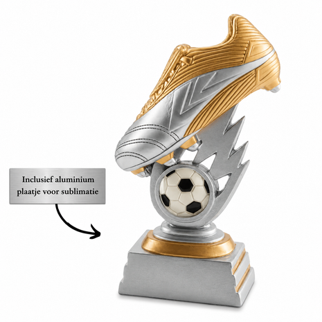 Voetbal Sporttrofee 15 cm – Voetbal Prijs