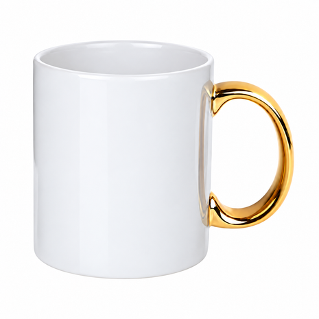 330ml (11oz) Mok met gouden oor voor sublimatie